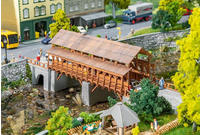 FALLER 120527, FALLER 120527 H0 Eisenbahn-Holzbr&uuml;cke, Ep. I