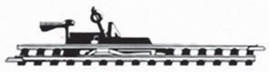 Fleischmann Entkupplungs-Gleis 102mm handbetrieben (6014)