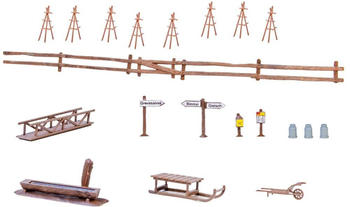 Kibri Deko-Set Alpenland ModellAusgestaltungs Schwierigkeitsgrad: 1 (38111)