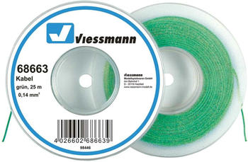 Viessmann 25 m Kabelring 0 14 mm² grün (68663)