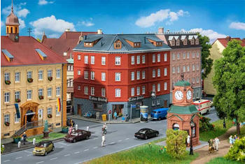 Faller Stadteckhaus mit Tattoostudio (130138)