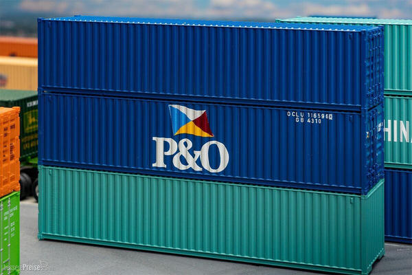 Faller 40 Container P&O (182104)