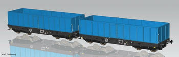 Piko 2er Set Hochbordwagen 401Zk PKP Cargo VI (58260)