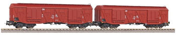 Piko 2er Set Großraumgüterwagen 401Ka PKP V (58259)