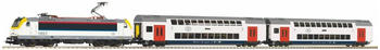 Piko SmartControl WLAN Set mit Bettungsgleis SNCB Doppelstock-Personenzug (59108)