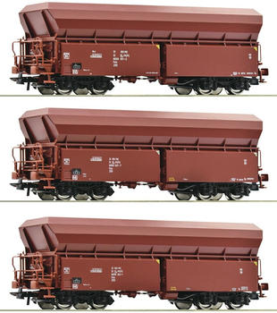 Roco 3-tlg. Set: Selbstentladewagen, PKP Cargo (77037)