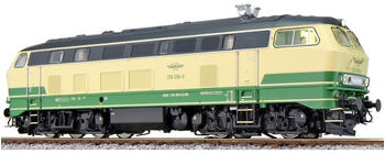 ESU Diesellok, 218 396 Brohltalbahn, beige/grün, Ep VI, Sound+Rauch, DC/AC (31008)
