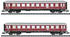 Trix Modellbahnen Personenwagen-Set Nahverkehrszug, DB, Ep. III (15406)