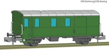 Fleischmann Güterzuggepäckwagen Gattung F, PKP, Ep. IV (830152)