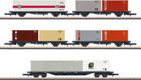 M&auml;rklin 82664 Z 5er-Set Wagen Container-Transport, MHI (82664)