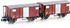 Hobbytrain 2 ged.SBB Güterwagen K2 braun Ep.IV (H24202)