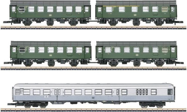 Märklin 5er-Set Personenwagen Wendezug der DB, MHI (Spur Z (87074)