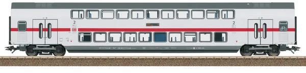 Trix Modellbahnen H0 Doppelstockwagen IC2 der DB-AG DBpza 682.2, 2.Klasse, Wagen-Ordnungsnummer 3 (23256)