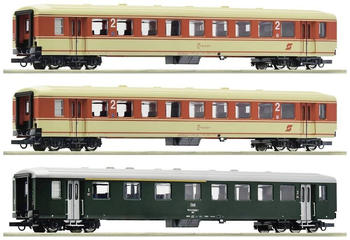 Roco H0 3er-Set 2: „Jaffa-Express“ der ÖBB 2. Klasse Bpo, 1./2. Klasse ABpo (6200027)