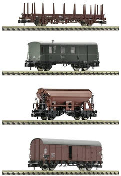 Fleischmann N 4er-Set Güterwagen der DB (6660044)