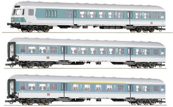 Roco H0 3er-Set 1: Nahverkehrswagen der DB AG 1./2. Klasse ABn 417.0, 2. Klasse Bn 447, Steu (6200034)
