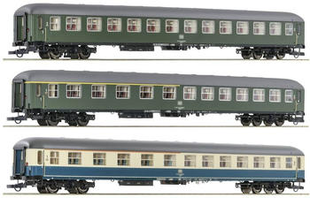 Roco H0 3er-Set 3: D 377 „Hispania-Express“ der DB 2. Klasse Büm 234, 1./2. Klasse ABüm 225 (6200053)