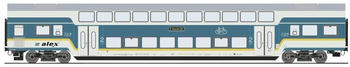 Roco H0 Doppelstockwagen alex der Länderbahn GmbH 2. Klasse DBpz, Zugziel: München Hbf (6220103)