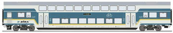 Roco H0 Doppelstockwagen alex der Länderbahn GmbH 2. Klasse DBpz, Zugziel: Hof Hbf (6220104)