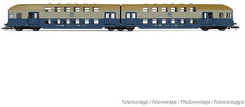 Arnold 2-tlg Doppelstockeinheit mit Steuerabteil DR Ep IV Rostocker S-Bahn (9522)