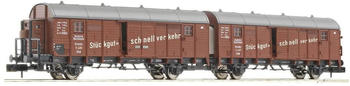 Fleischmann N Leig-Wageneinheit 2 der DRG Gedeckter Güterwagen Glleh „Dresden“ (6660033)
