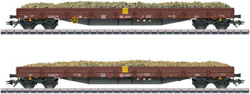 M&auml;rklin Niederbordwagen-Set Res-x DB AC (47159)
