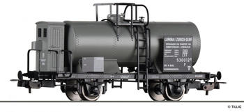 Tillig Kesselwagen „Lumina A.G.“ mit Bremserhaus, SBB, Ep. II (77017)