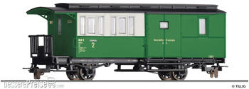 Tillig Schmalspur Personenwagen mit Gepäckabteil KBPwi, NKB, Ep. III (03956)