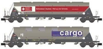 Hobbytrain N 2er-Set Silowagen Taggnpps der SBB Cargo (H23479)