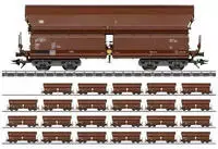 M&auml;rklin 000730 H0 24er-Set Schwenkdachwagen Tals 968 DB Ep. IV AC