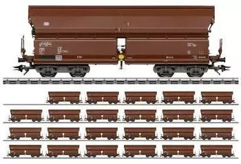 M&auml;rklin H0 24er-Set Schwenkdachwagen Tals 968 der DB (730)