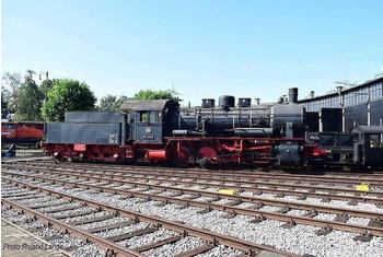 Rivarossi Dampflok BR 55.25 ex.pr.G8.1, in rot schwarzer Lack. Ep.III (HR2809)