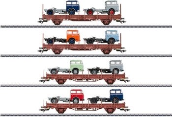 M&auml;rklin 4er-Set Rungenwagen Ks 3300/Ks 3301 der DR (46406)