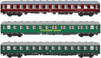 Acme Personenwagen Ferienzug 'Scharnow', DB, Ep.III, Set A 3-teilig (AC55305)