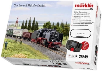 M&auml;rklin 29249 H0 Digital-Startpackung Nahg&uuml;terzug mit BR 24 der DB