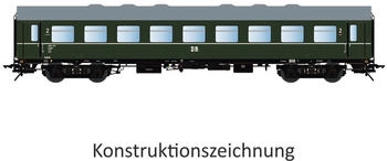 Lenz 41180-03 Reko-Wagen B4mgl, 2. Klasse, DR, Ep. III