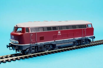 Lenz 40163-03 Diesellok V160 002 "Lollo" purpurrot, DB, Ep. III