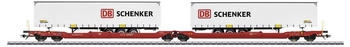 M&auml;rklin H0 Gelenk-Taschenwagen Sdggmrss 738 der DB AG (47470)