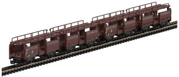 Märklin Z Autotransport-Wagenpaar Off 52 der DB (86235)