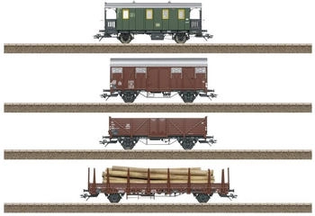 Trix Modellbahnen H0 4er-Set Güterwagen der DB (24140)