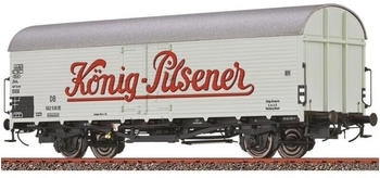 Brawa H0 Gedeckter Güterwagen Ibdlps383, DB, Ep.III 'König Pilsener' (50982)