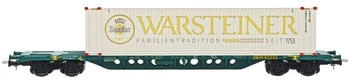 Rivarossi Containerwagen Sgnss mit 45' Container, CEMAT, Ep.V-VI 'Warsteiner' (HR6578)