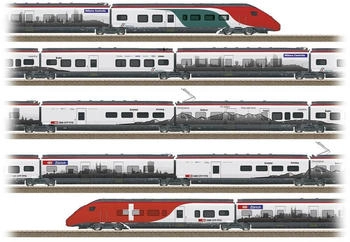 Trix Modellbahnen Hochgeschwindigkeits-Triebzug RABe 501 Giruno (25811)