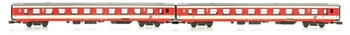 Jägerndorfer 2er Set Inlandsreisezugwagen ÖBB, Ep.IV, Sparlack (JC60270)