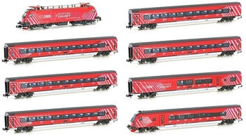 Hobbytrain H25227S N 8-tlg. Personenzug mit Rh 1116 "100 Jahre ÖBB", ÖBB Railjet, Ep. VI