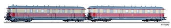 Tillig TT Triebwagen VT 137 mit Steuerwagen VS 145, DR, Ep. III (02857)