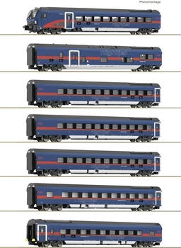 Fleischmann N 7-tlg. Set: Nightjet der ÖBB (6260065)