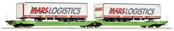 Roco H0 Doppeltaschen-Gelenkwagen T3000e der CFL Cargo (6600005)