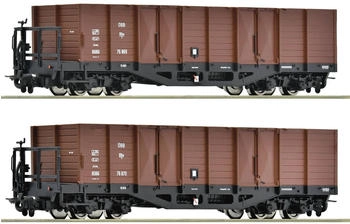 Roco H0e 2er-Set Offene Güterwagen der ÖBB (6640004)