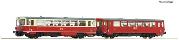 Roco H0 Dieseltriebwagen 174 001-8 mit Beiwagen der DR (7700013)